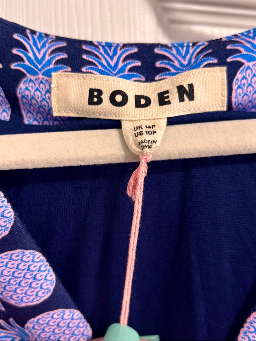 Boden Tropical Parrot Print Maxi Dress- NWT Sz 10 - Picture 5 of 6
